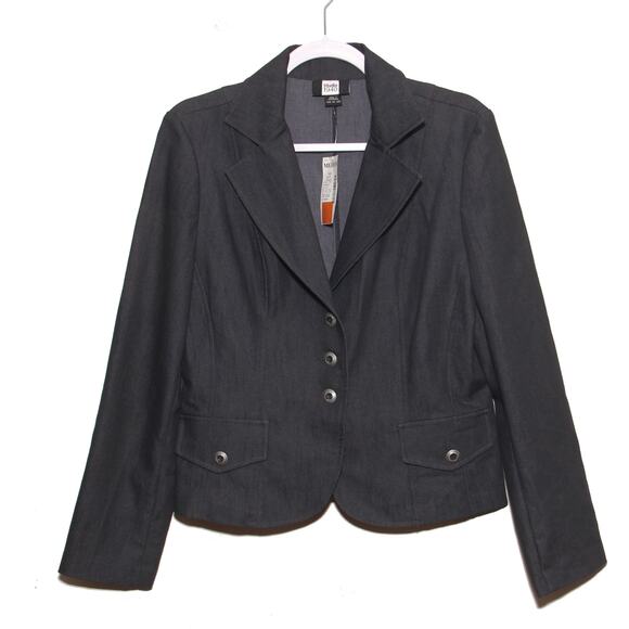 NEW Studio 1940 Lightweight Denim Blazer Size Medium - Picture 1 of 4